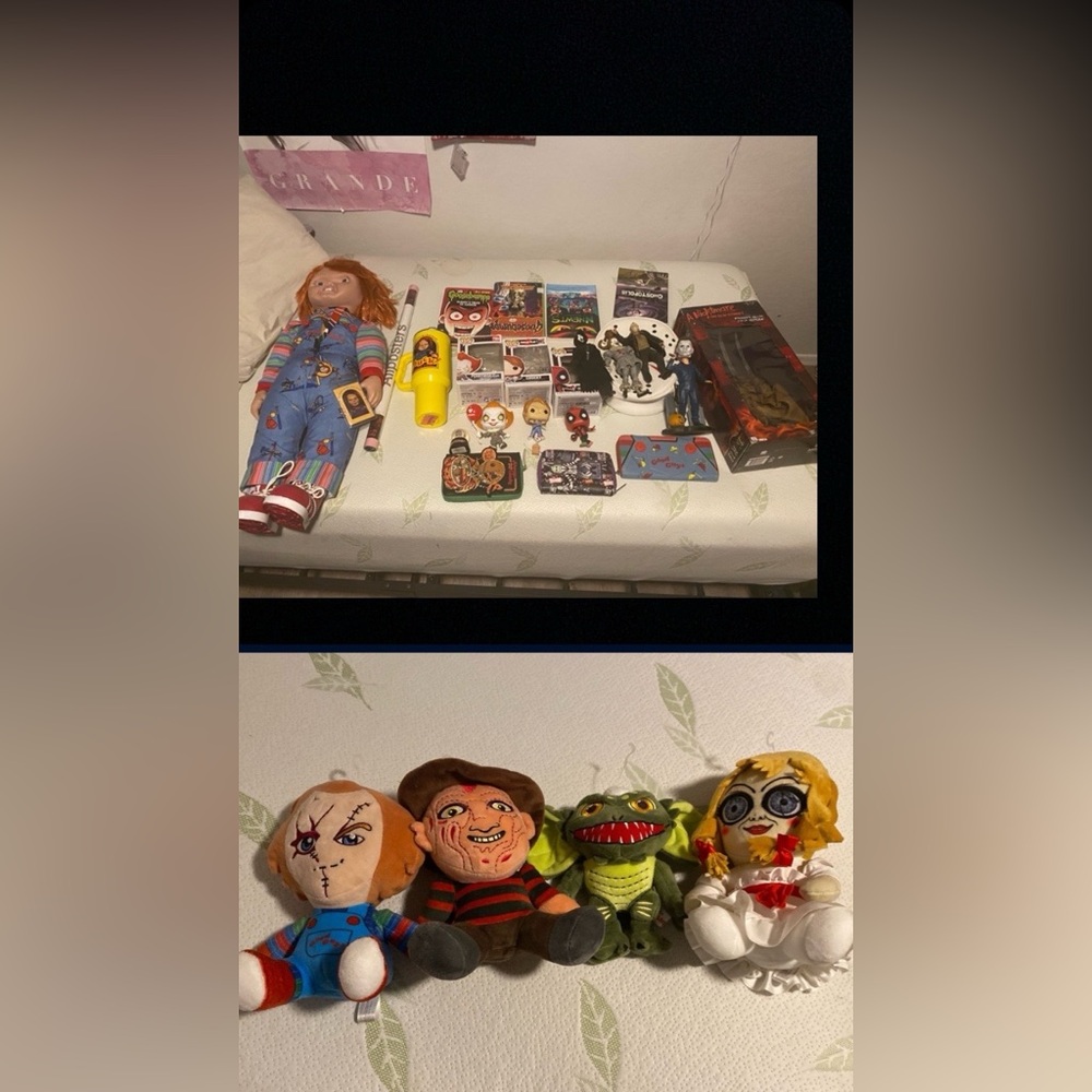 Horror Character Plush and Figurine Set